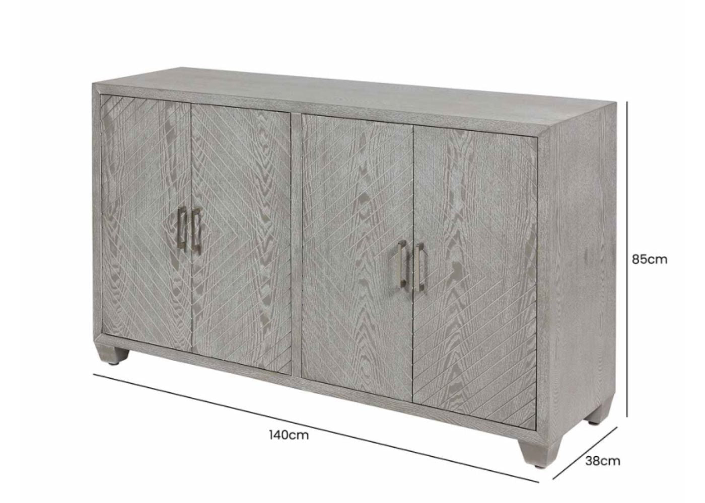 Venus Grey 4-Door Sideboard by CIMC Dimensions