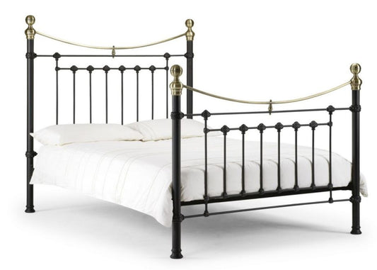 Victoria Satin Black Bedframe Range by Julian Bowen