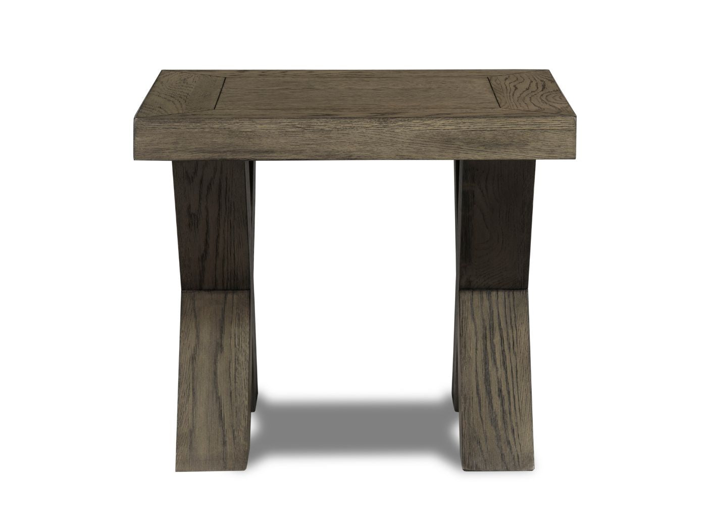 X Range Dark Oak Lamp Table by Honey B Front