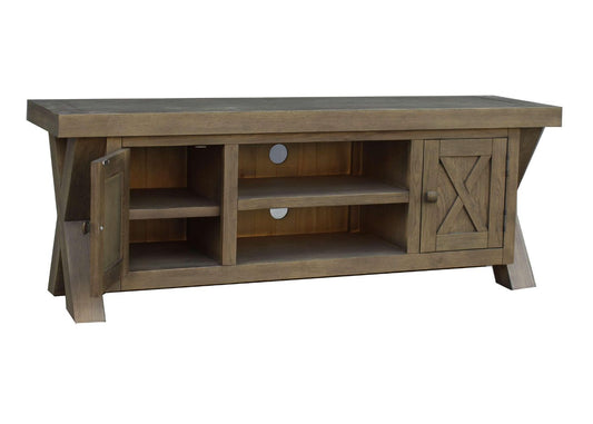 X Range Dark Oak Large TV Unit by Honey B